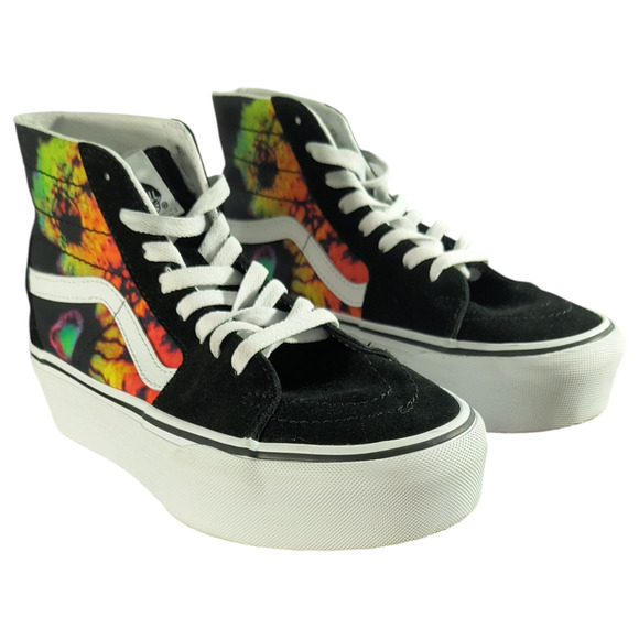 Vans Sk8-Hi Shoes  Men 6.5 / Wmn 8 Black/Multi Paradoxical Tapered Stackform - Picture 12 of 13